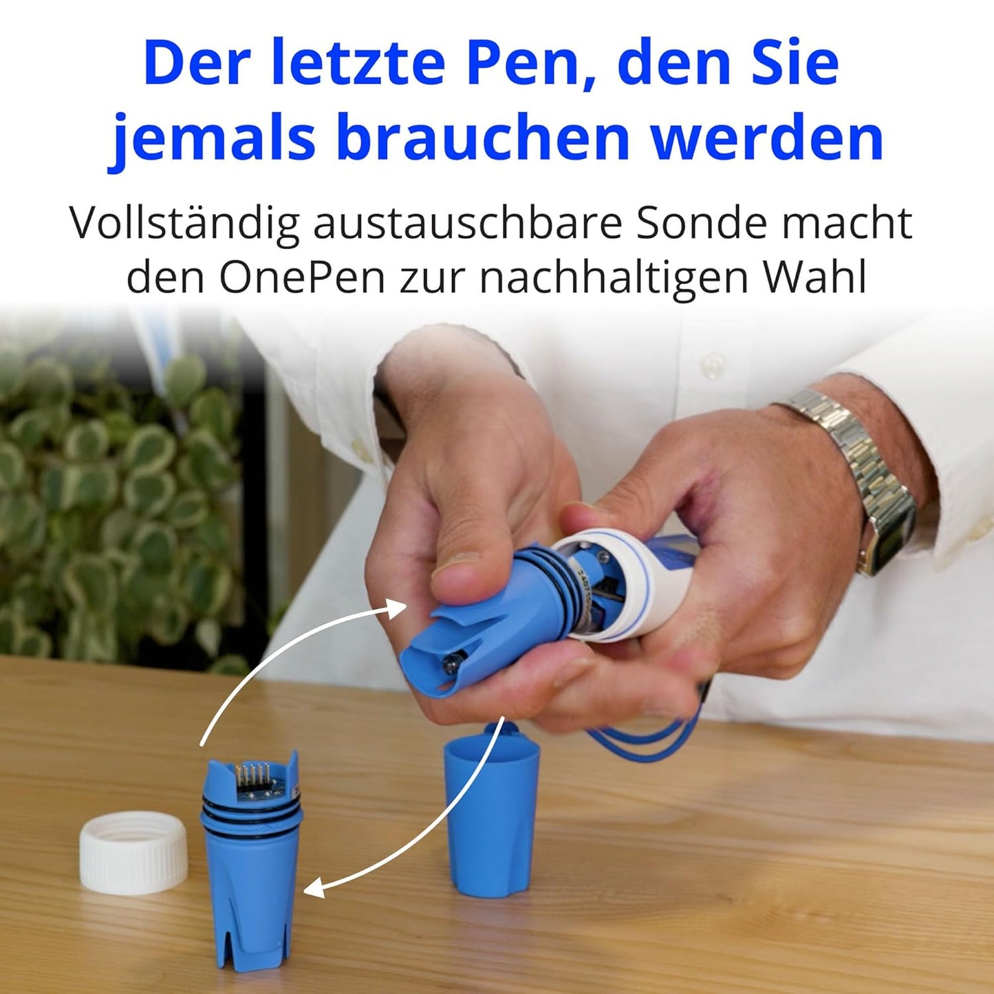 OnePen 3-in-1 Temperatur-, EC/PPM- & pH-Messgerät