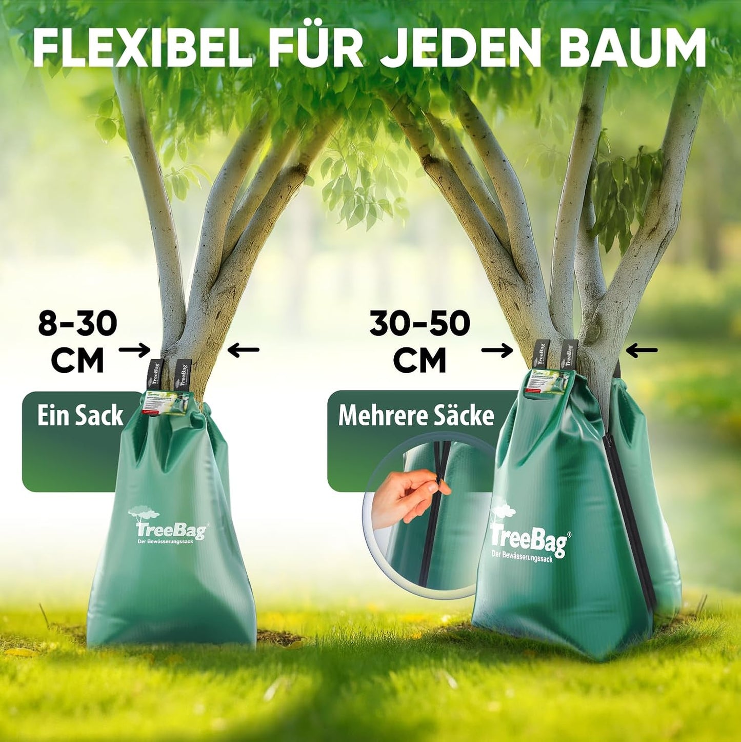 5 Stück Baumbewässerungssäcke, 100 l 5