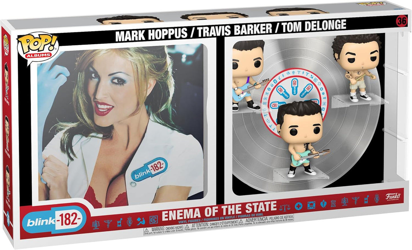 Albums Sammelfigur-Set: Rose - Mark Hoppus, Travis Barker & Tom Delonge