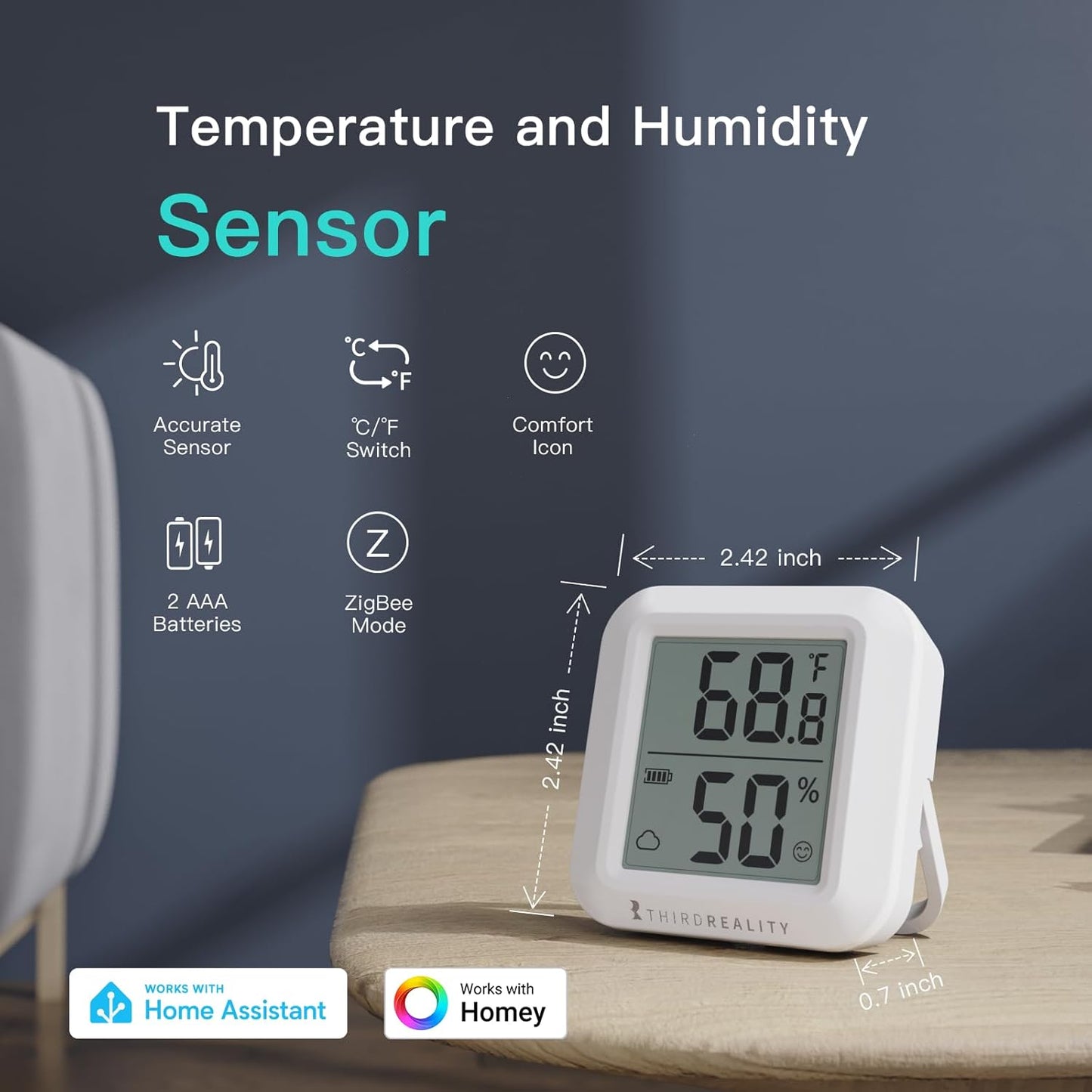 T&H Sensor, 1 Pack