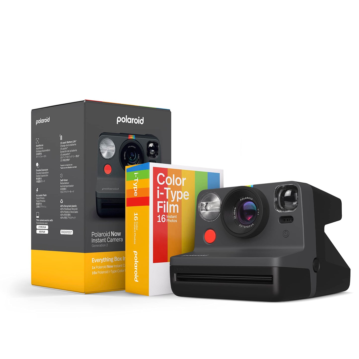Everything Box Polaroid Now Gen 2.0, Schwarz