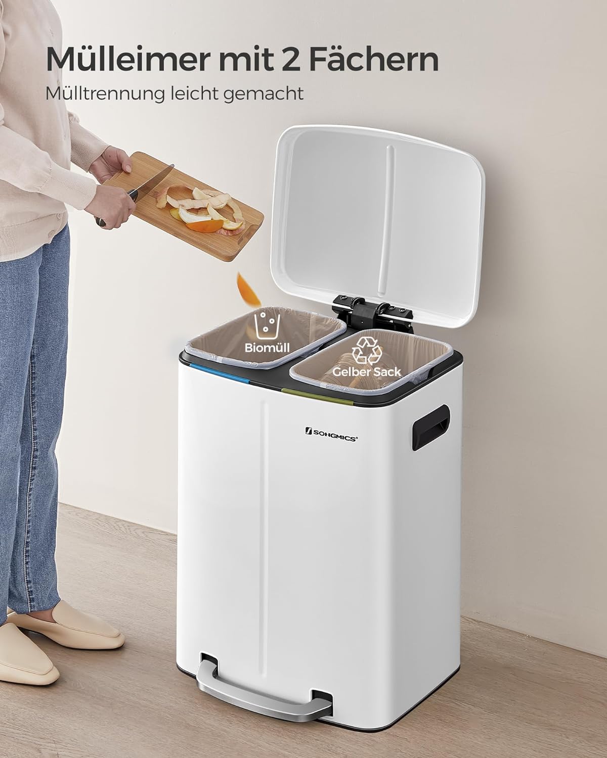 Treteimer, Weiss