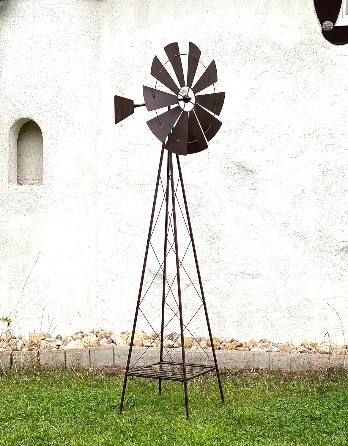 Gartenstecker mit Windrad