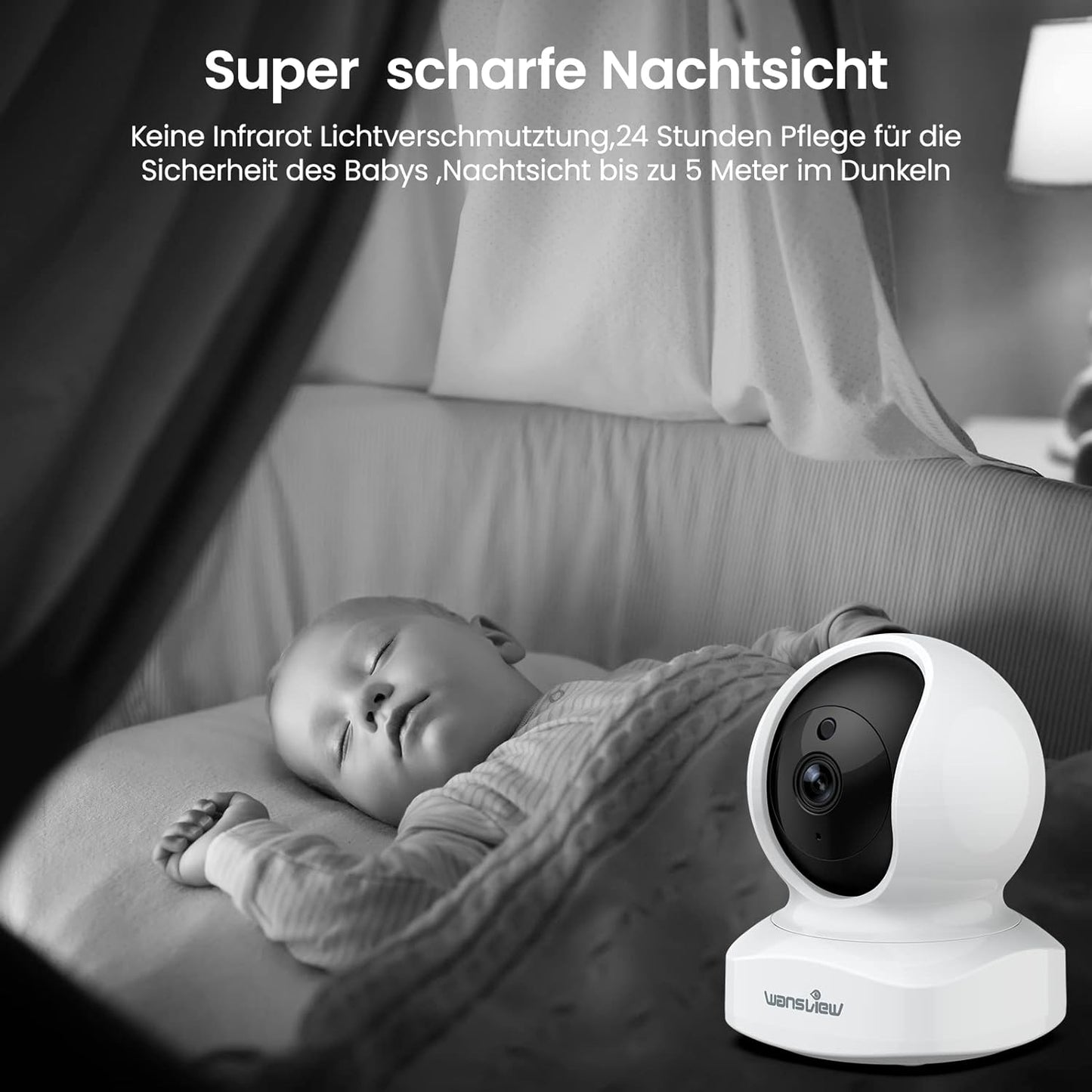 Überwachungskamera, Weiss