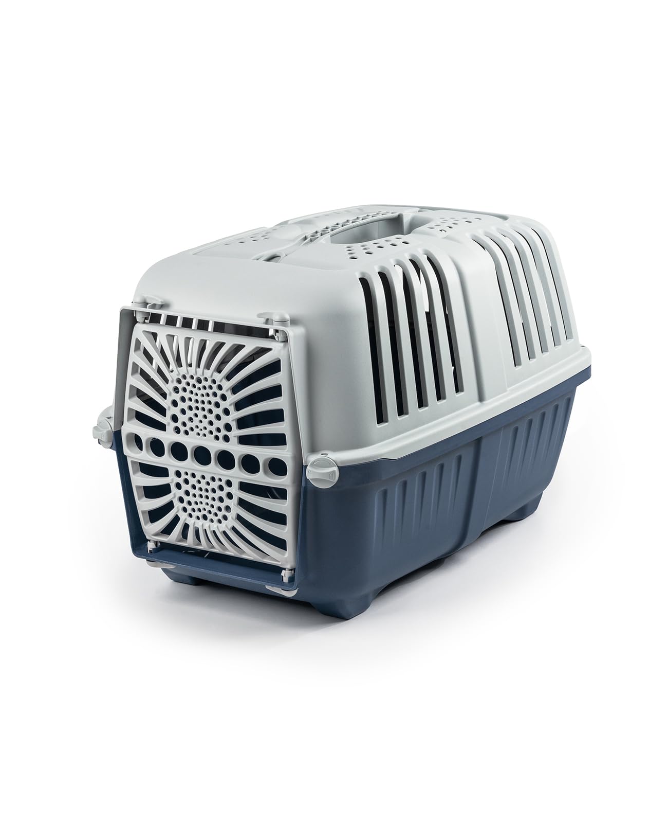 Hundetransportbox mit Schliesssystem, Dunkelblau L 55 x B 36 x H 36 cm