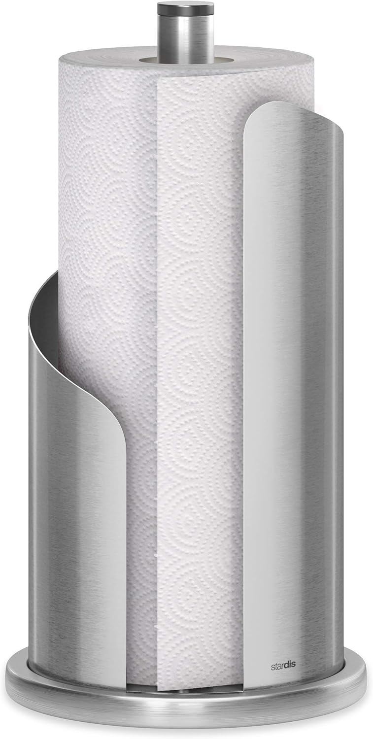 Halter für Küchenrolle, Edelstahl Matt