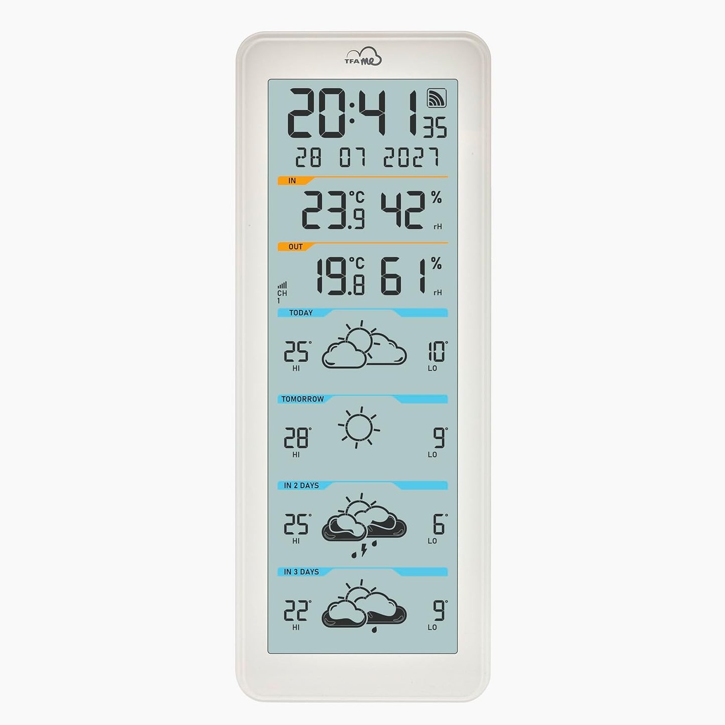 ID-06 Funk-Wetterstation, weiss