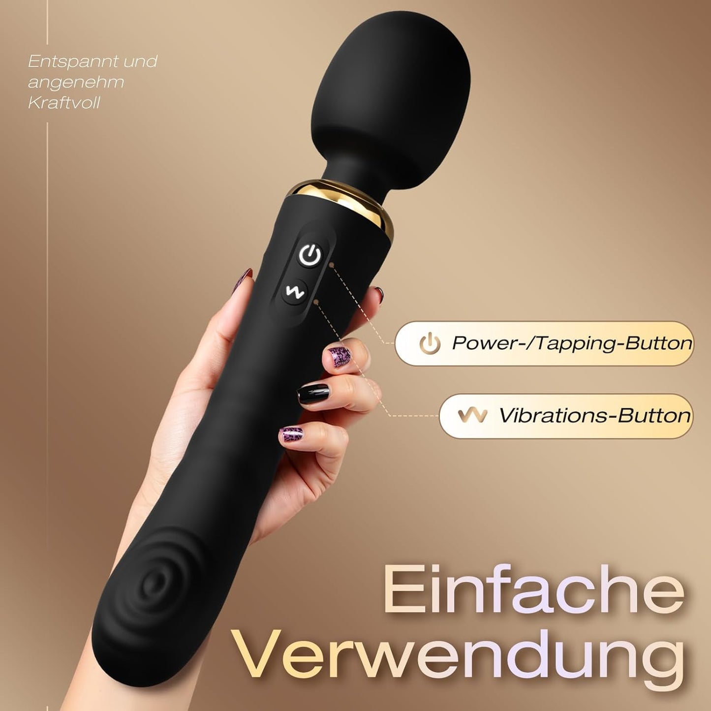Doppelkopf-Vibrator mit App-Steuerung