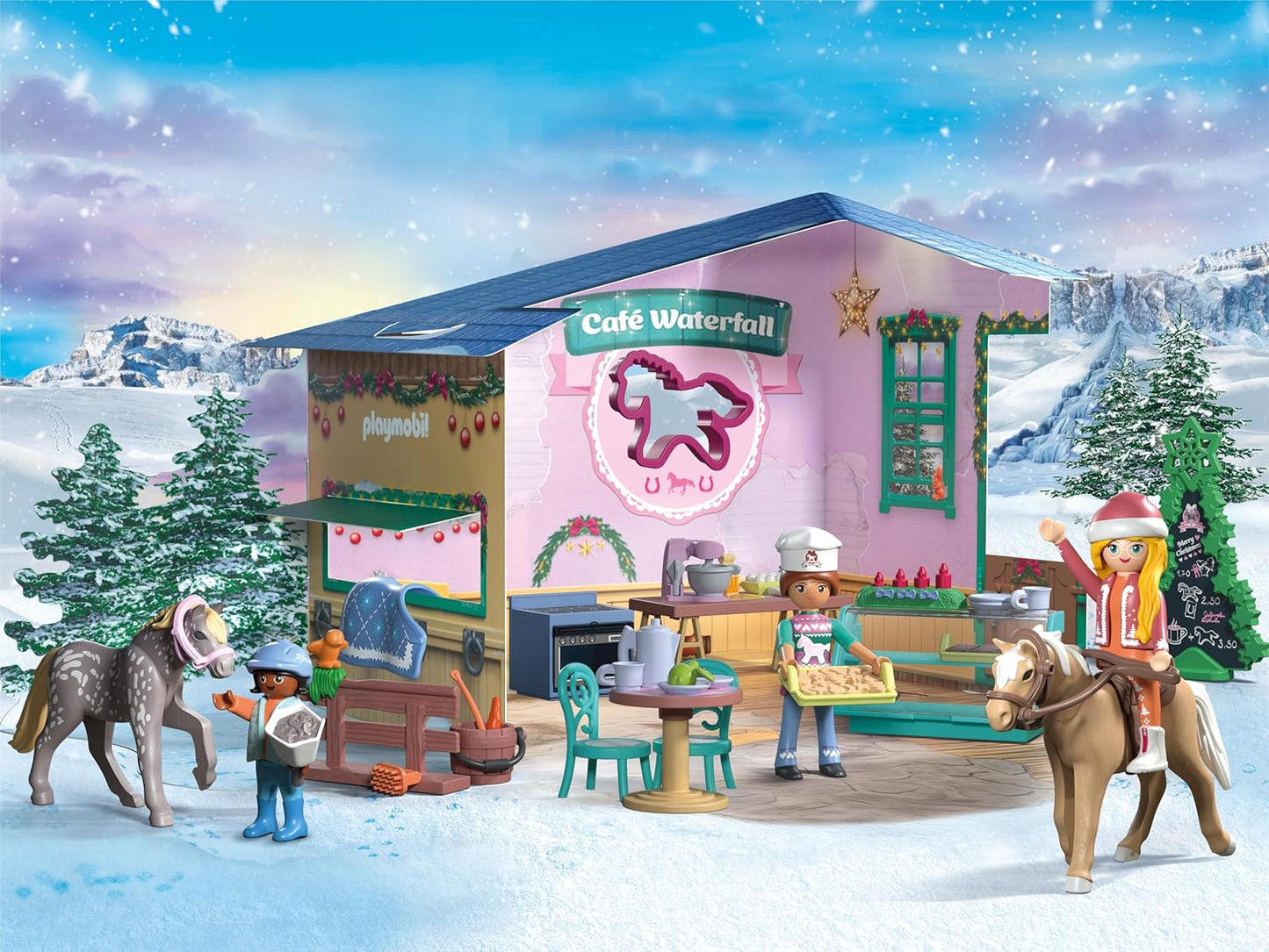 Adventskalender Weihnachtsbacken im Reitercafé, Horses of Waterfall