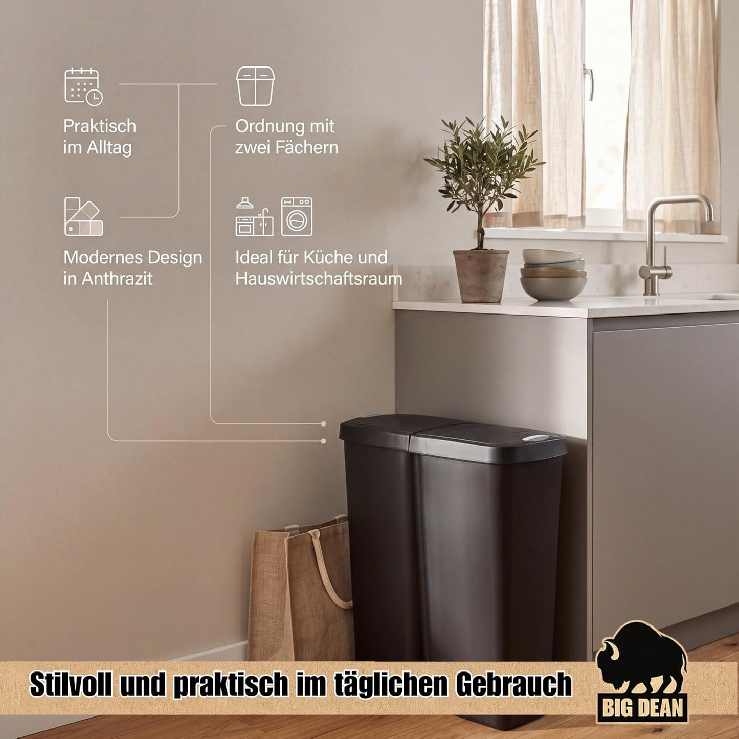 Duo Abfalleimer