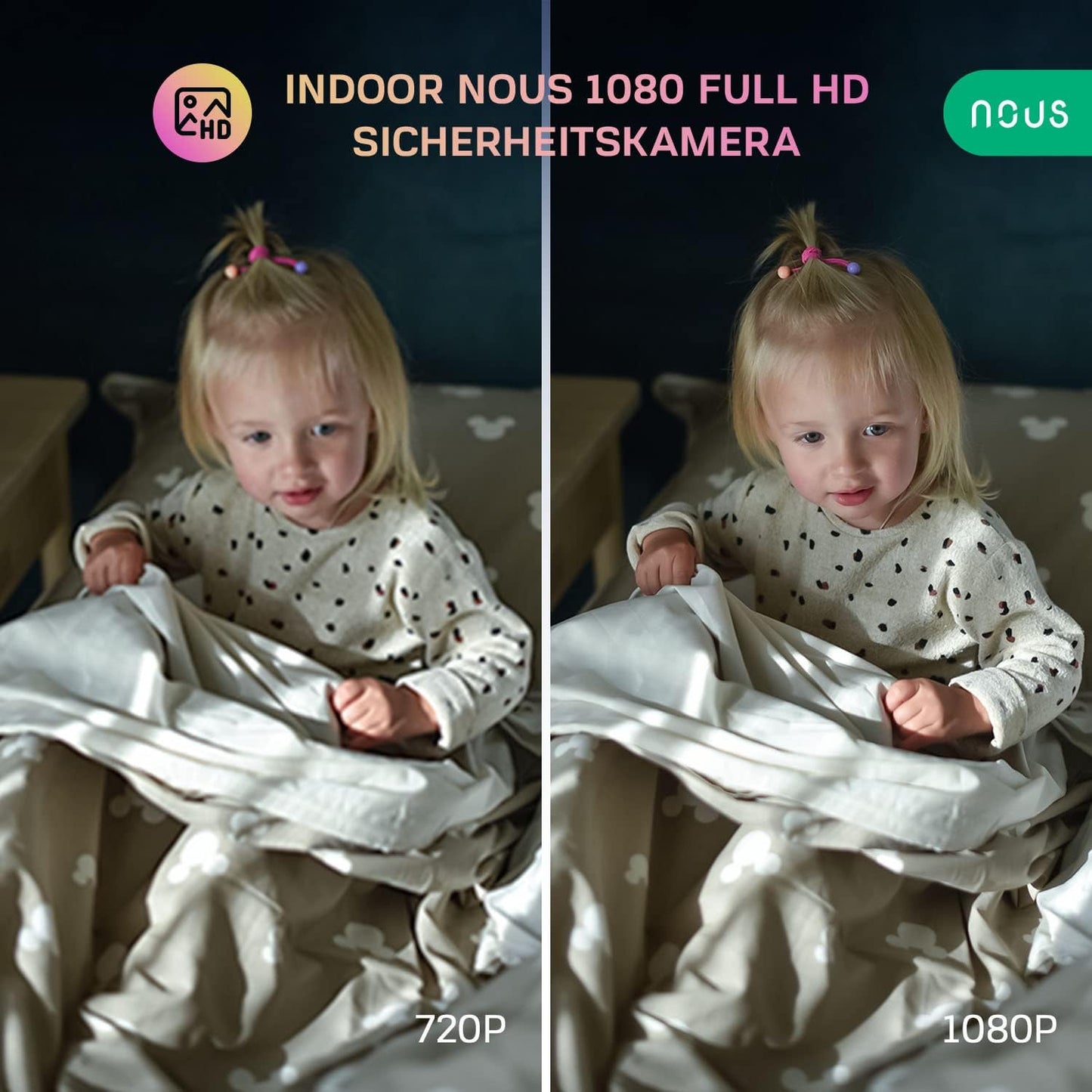 WiFi Überwachungskamera für Innenräume