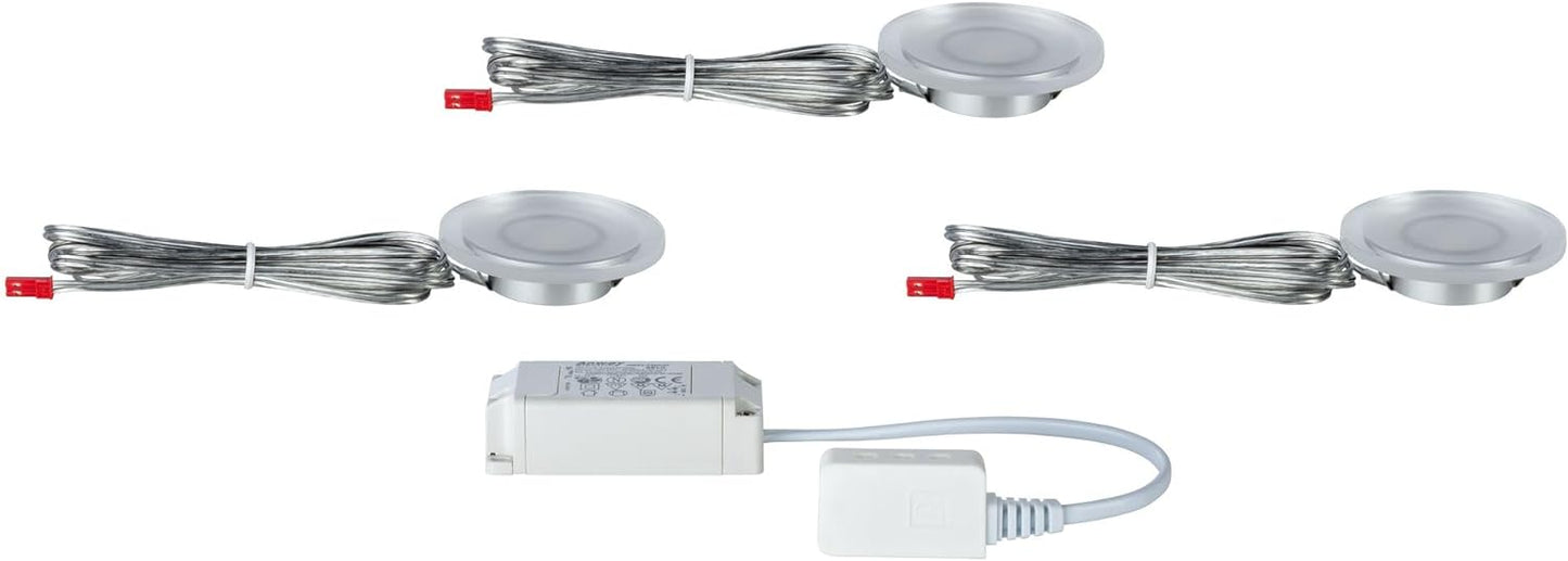 Möbeleinbauleuchte Whirl Set, 3er-Set Ø 65mm Nicht Dimmbar