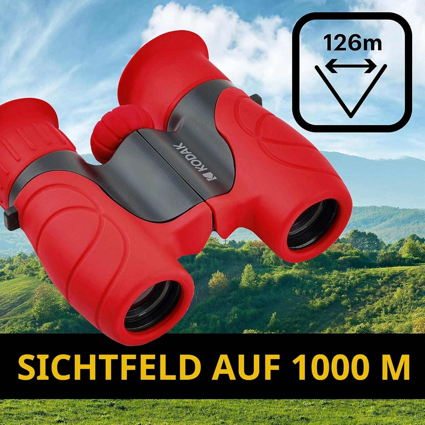 Fernglas für Kinder BCS100, ROT BCS100