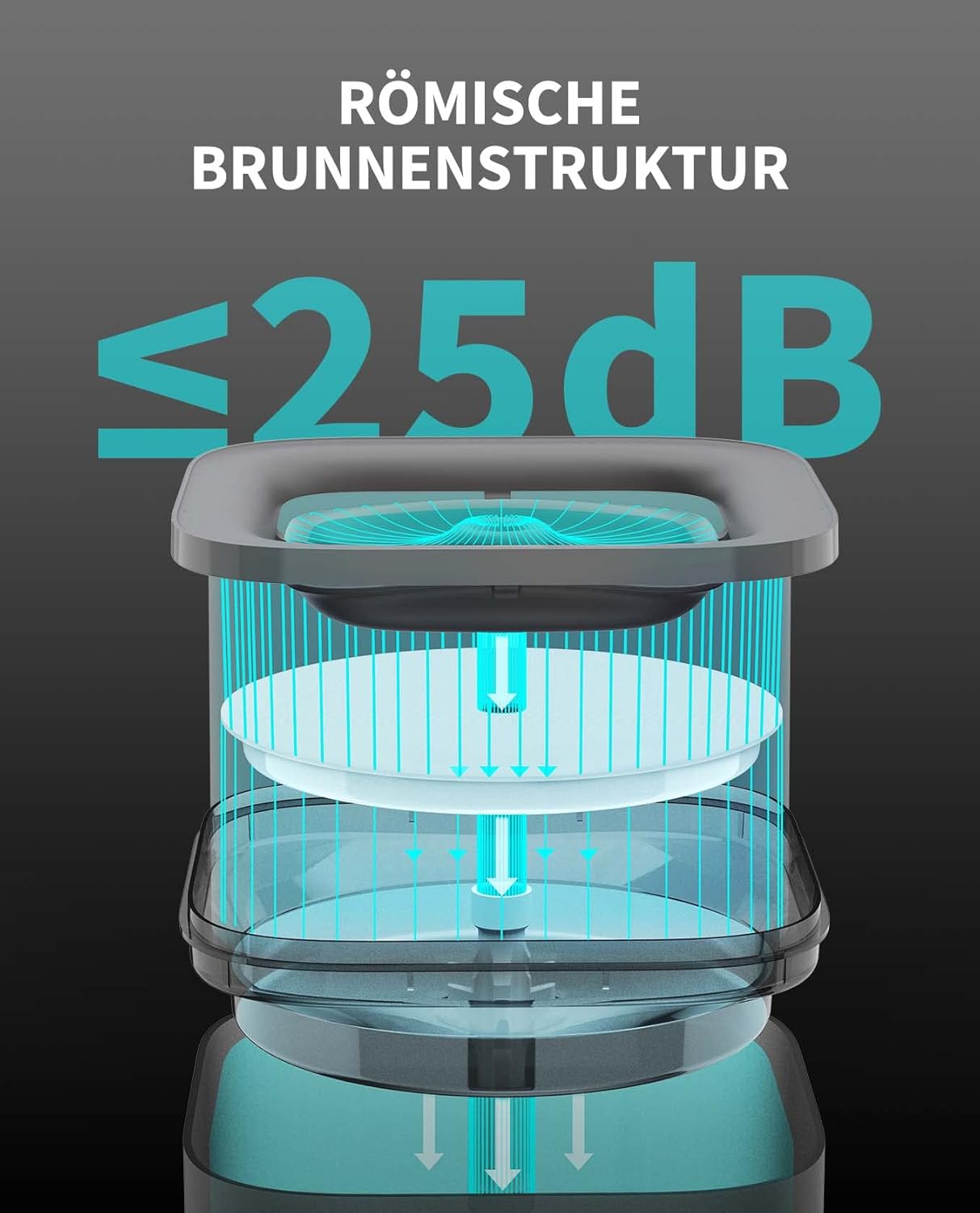 Trinkbrunnen - CYBERTAIL, Dunkelgrau