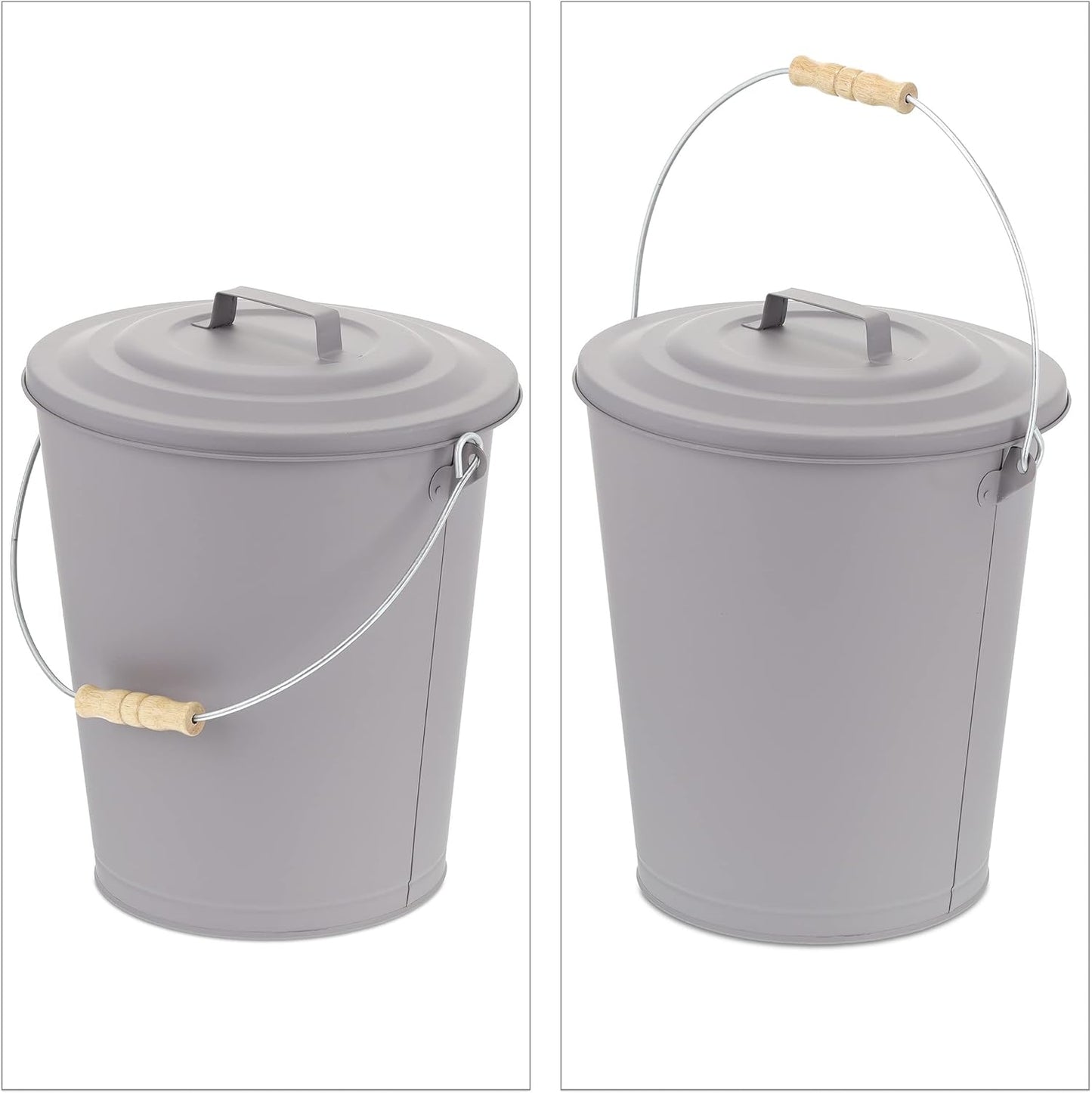 Ascheeimer mit Deckel