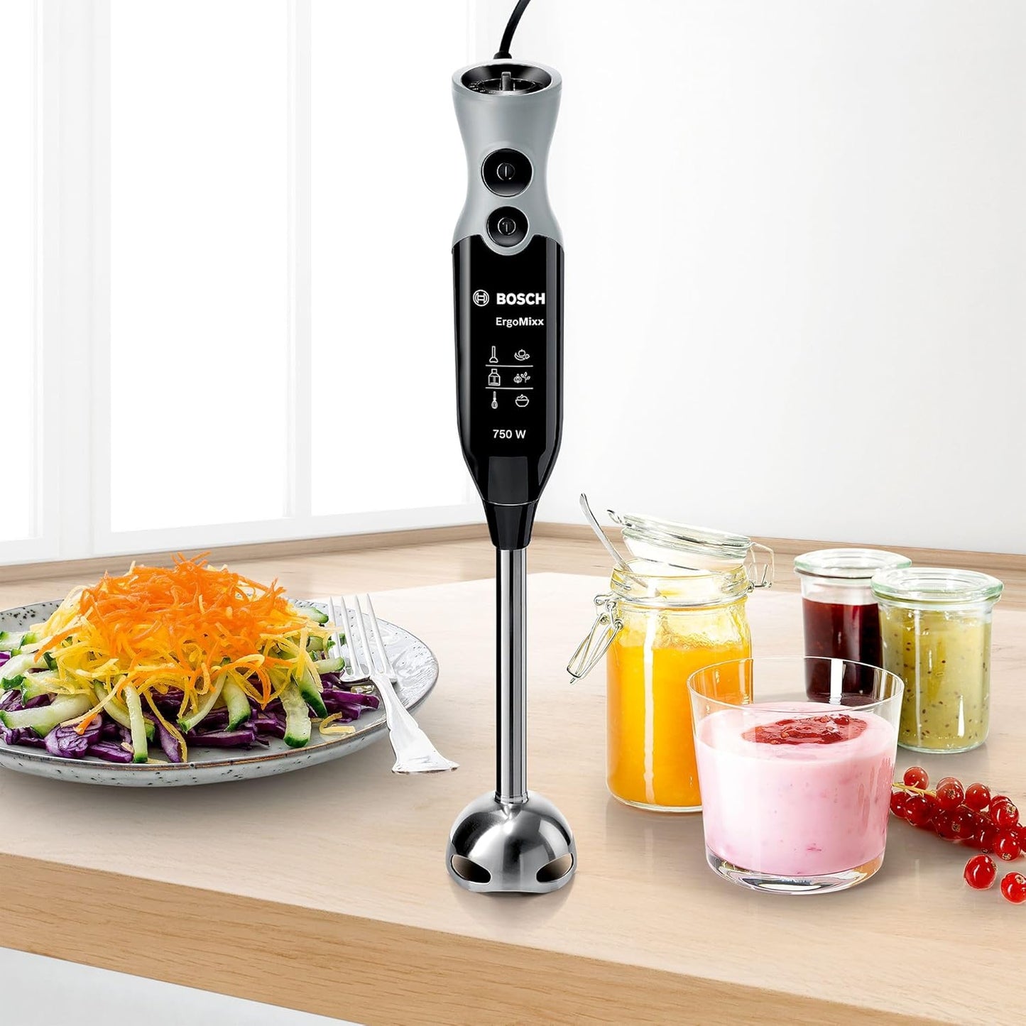 ErgoMixx Stabmixer-Set mit Zubehör (750 W)