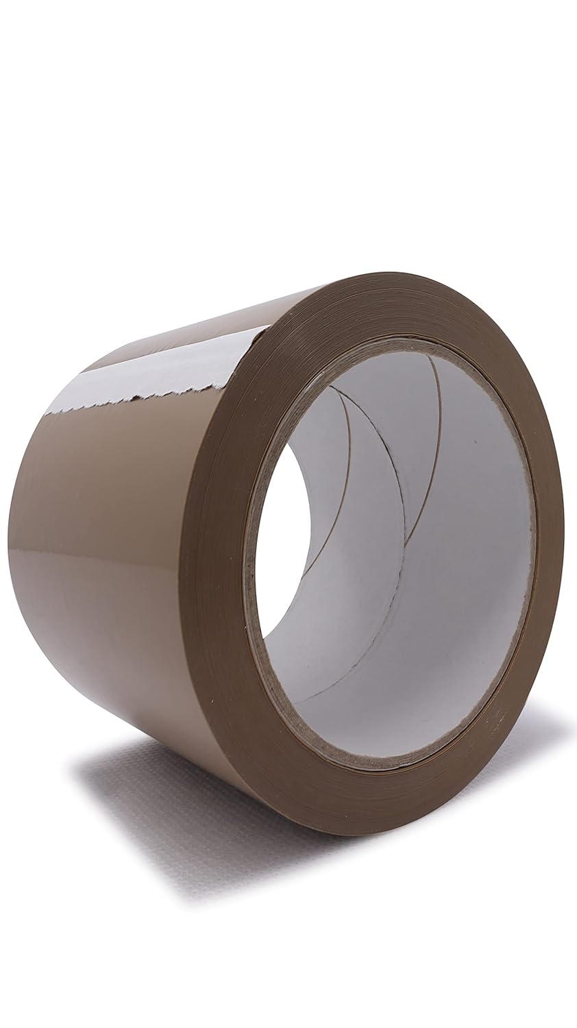 Paketbandabroller mit 4 Rollen PVC-Packband, 4 Rollen mit Abroller