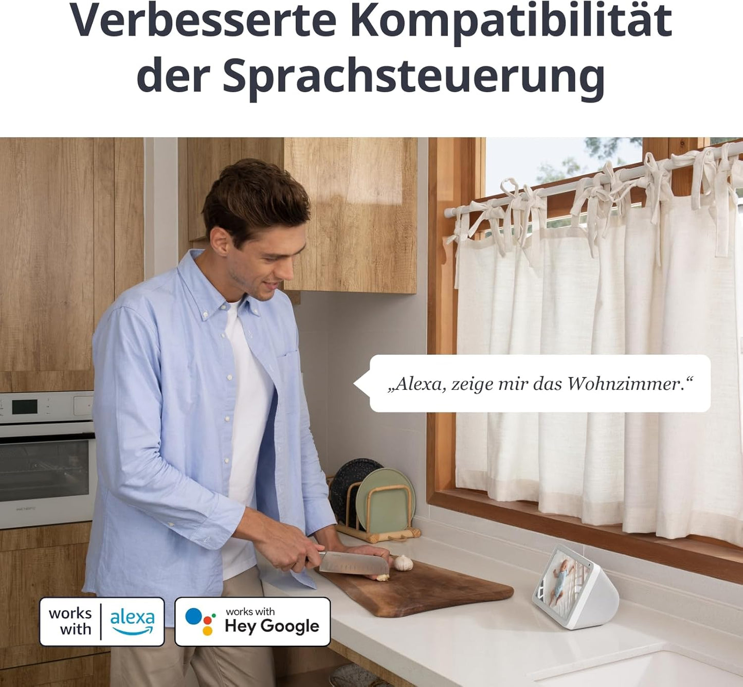 2K Überwachungskamera mit 360° Sichtfeld, 2K PLUS