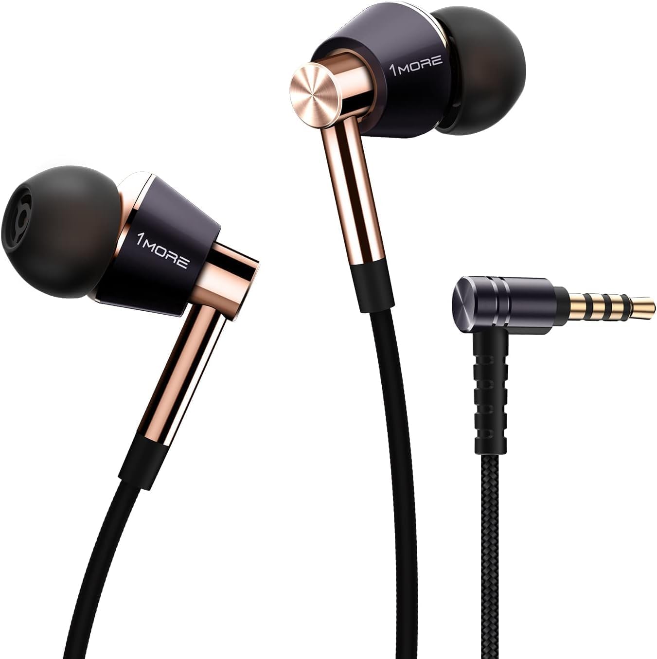 Triple-Driver In-Ear Kopfhörer mit Hi-Fi Audio, Triple Driver-In Ear Gold