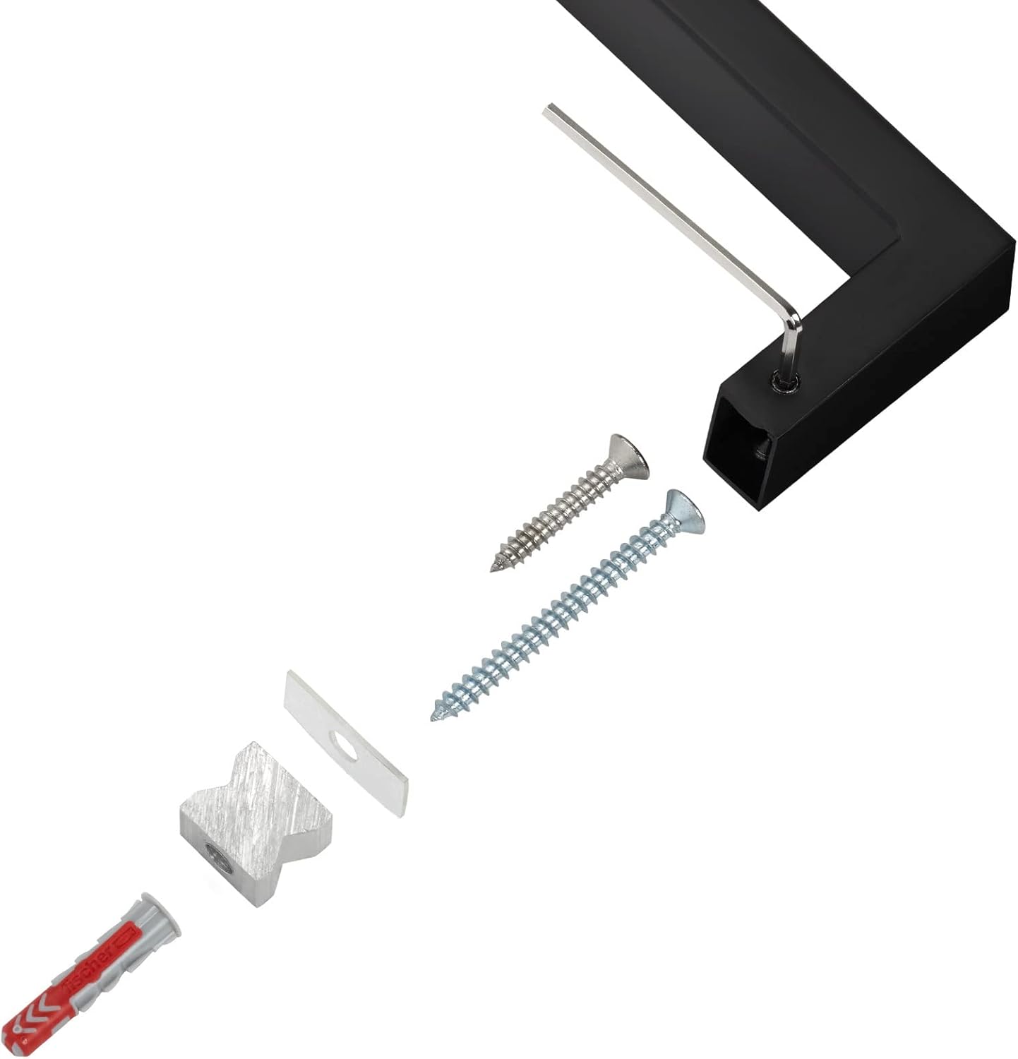 Atlanta Handtuchhalter-Set, 2 x ATLANTA L: 613 mm - BA: 600 mm