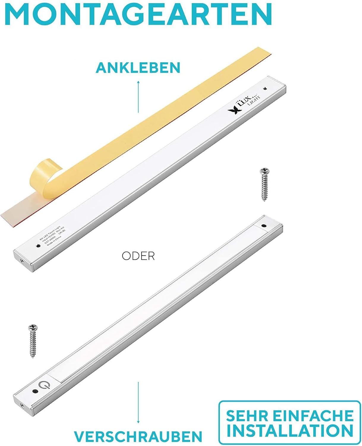 LED Küchenunterbauleuchte, 90cm 4000K