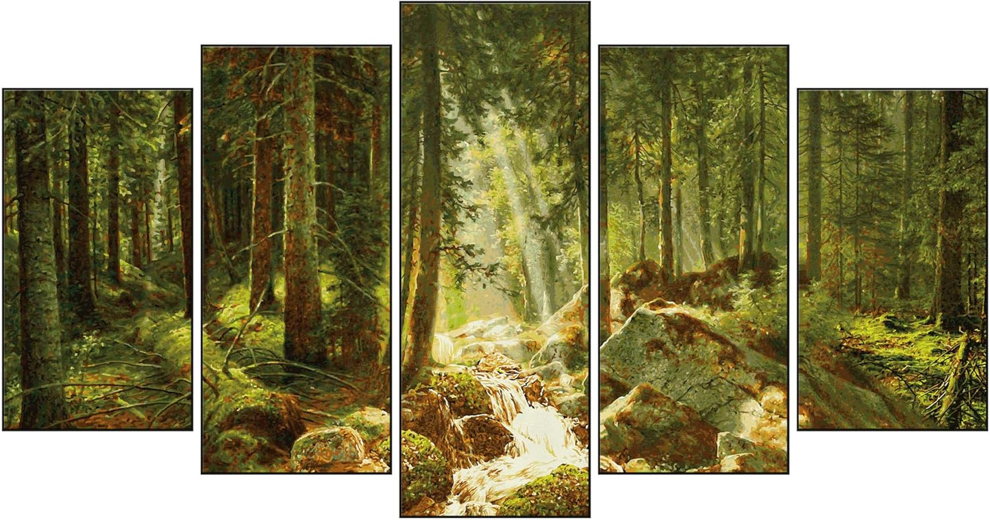 Malen nach Zahlen Unser Wald