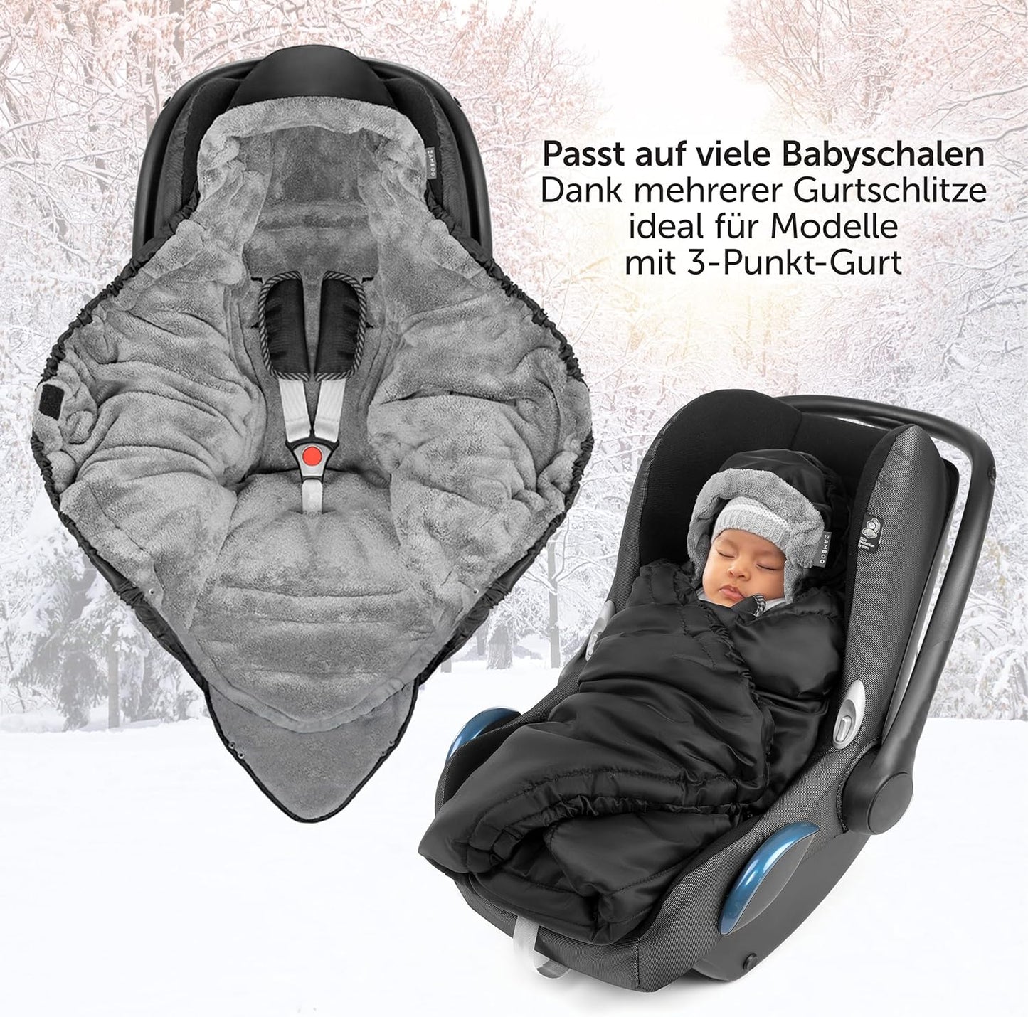 Einschlagdecke für Babyschale