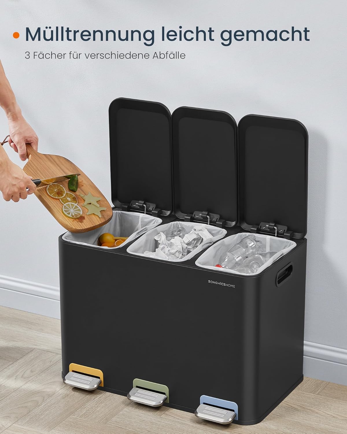 Mülltrennsystem LTB740B02V1, tintenschwarz