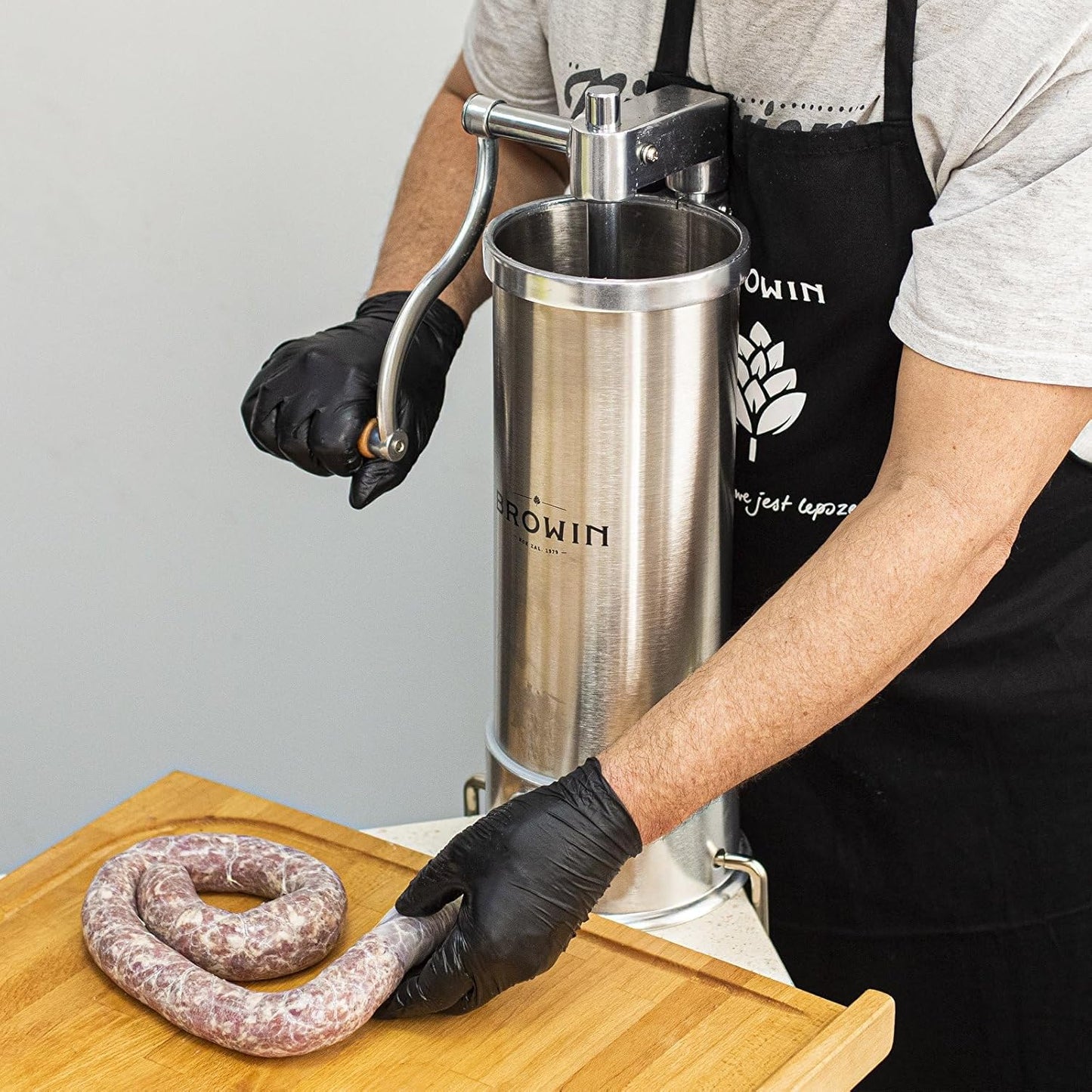 Manuelle Wurstfüllmaschine, Vertikaler 5 kg Edelstahl