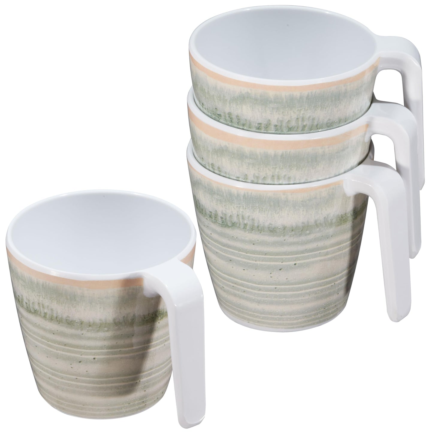 4-teiliges Tassen-Set, 4 Teile - NUR Tassen