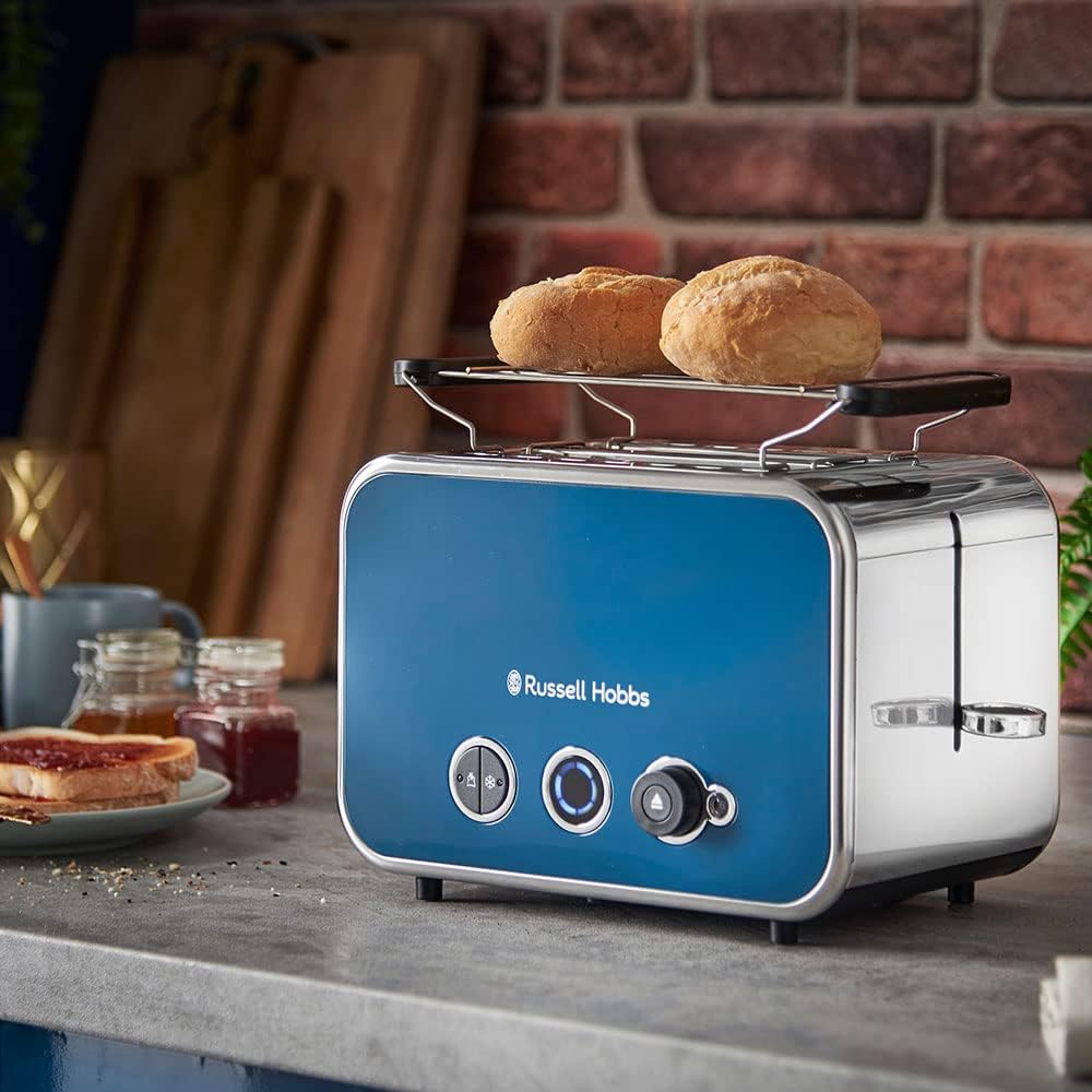 Toaster für 2 Scheiben mit Brötchenaufsatz, Toaster