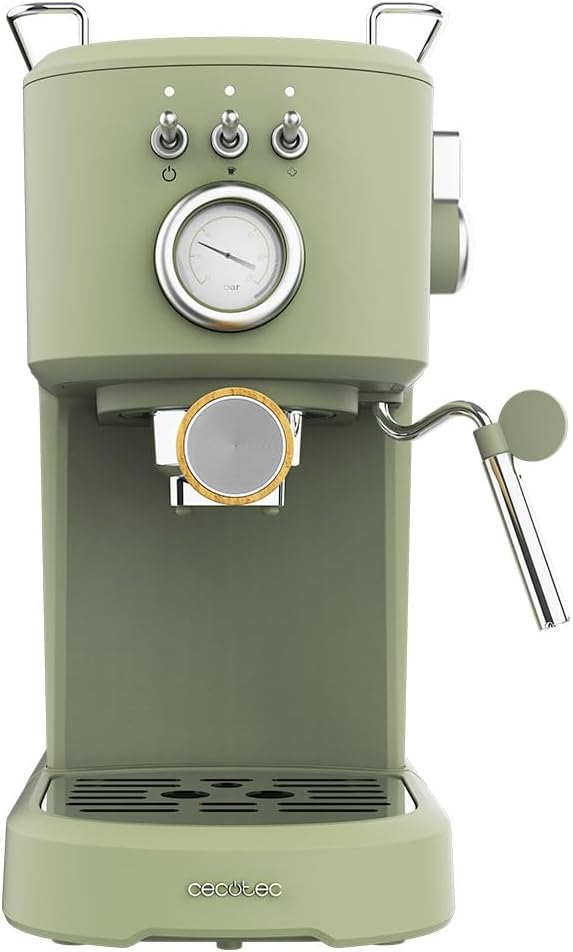 Espressomaschine Compact Power Espresso 20, Mit Manometer Grün