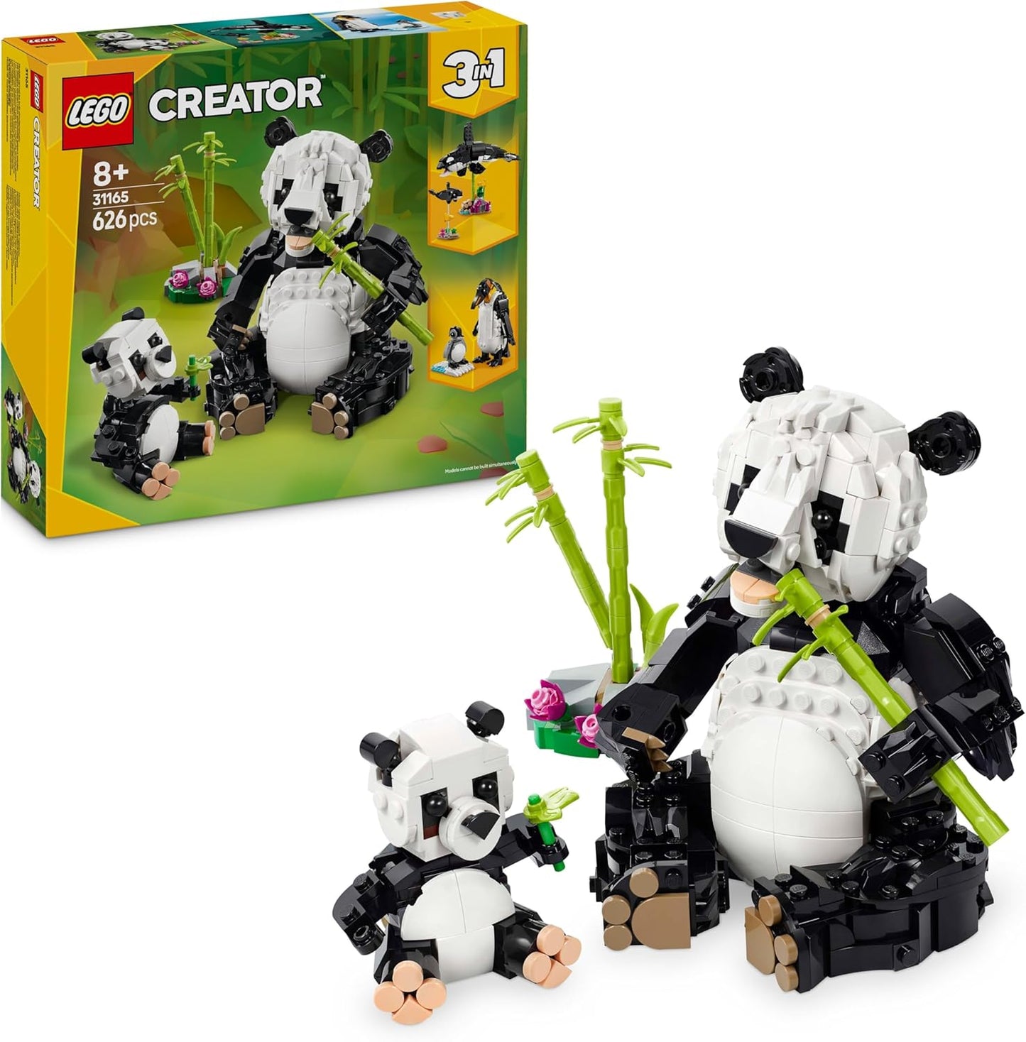 Creator 3in1 Wilde Tiere: Pandafamilie