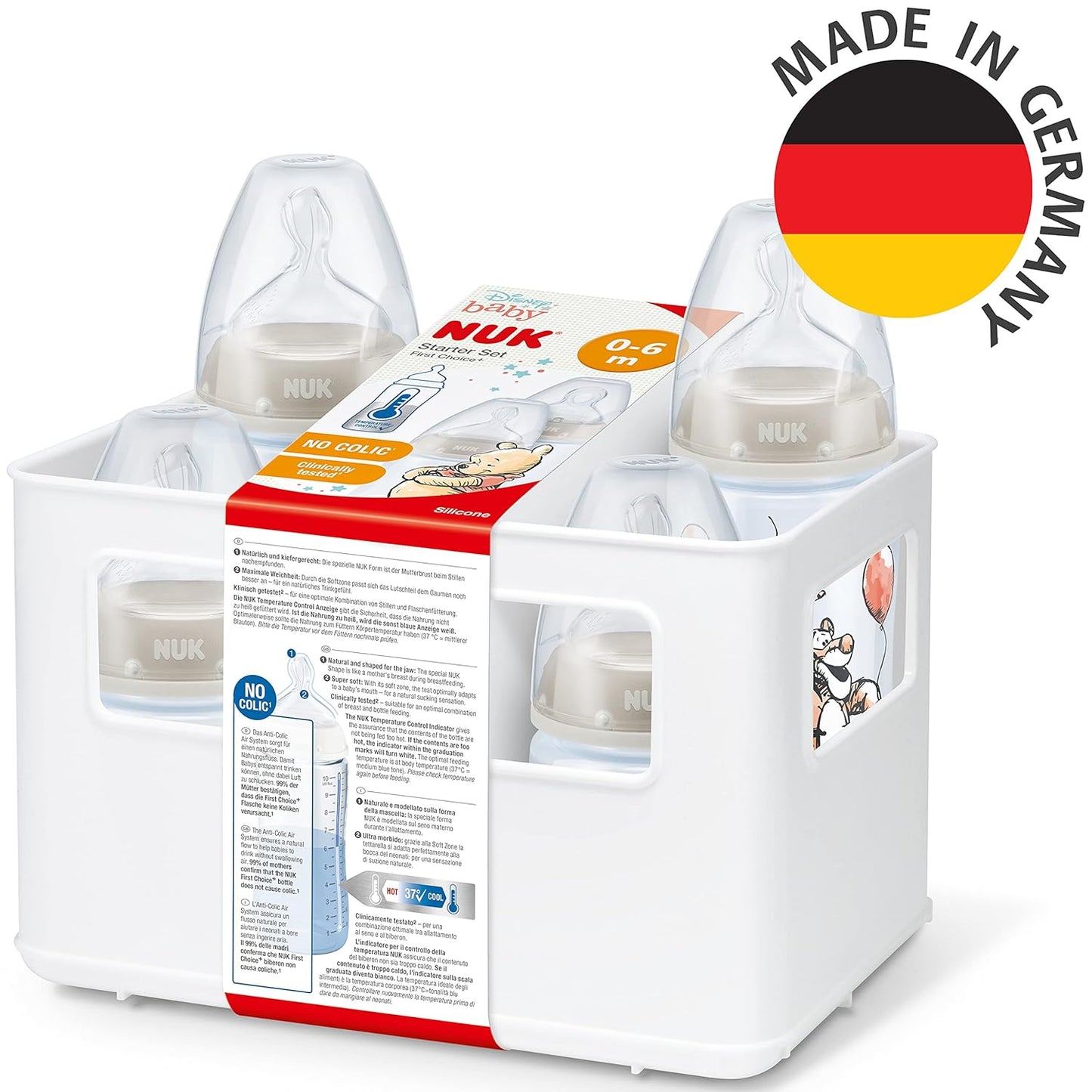 Disney Winnie Puuh First Choice+ Starter Set mit Temperature Control, Winnie Puuh 4 stück (1er Pack)
