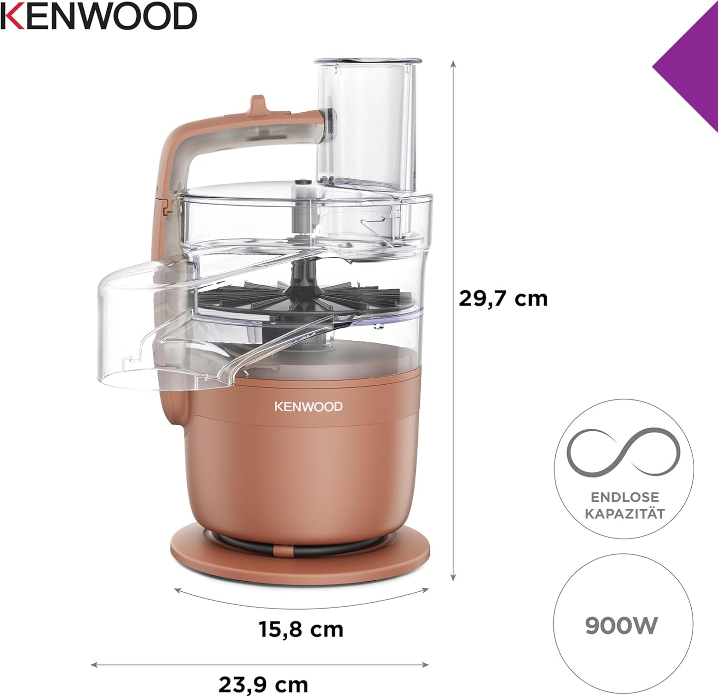 MultiPro Compact Küchenmaschine mit Express Serve, Rot