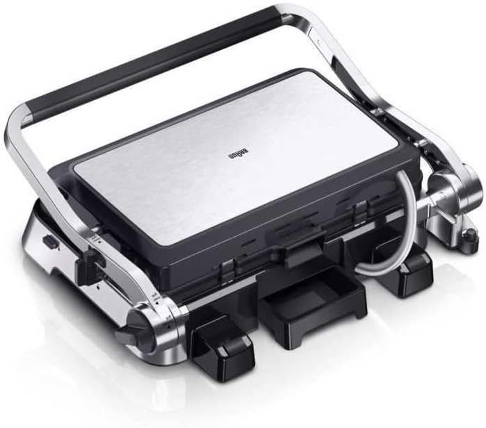 MultiGrill 9 mit Wechselplatten-Set, 2 Grill-/2 Plancha-/2 Waffel-Platten