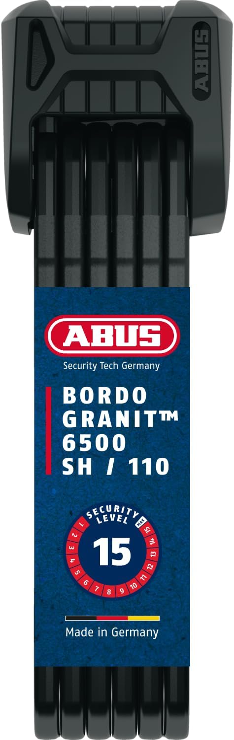Faltschloss Bordo Granit XPlus 6500 SH, Bordo 6500 SH Schwarz 110 cm