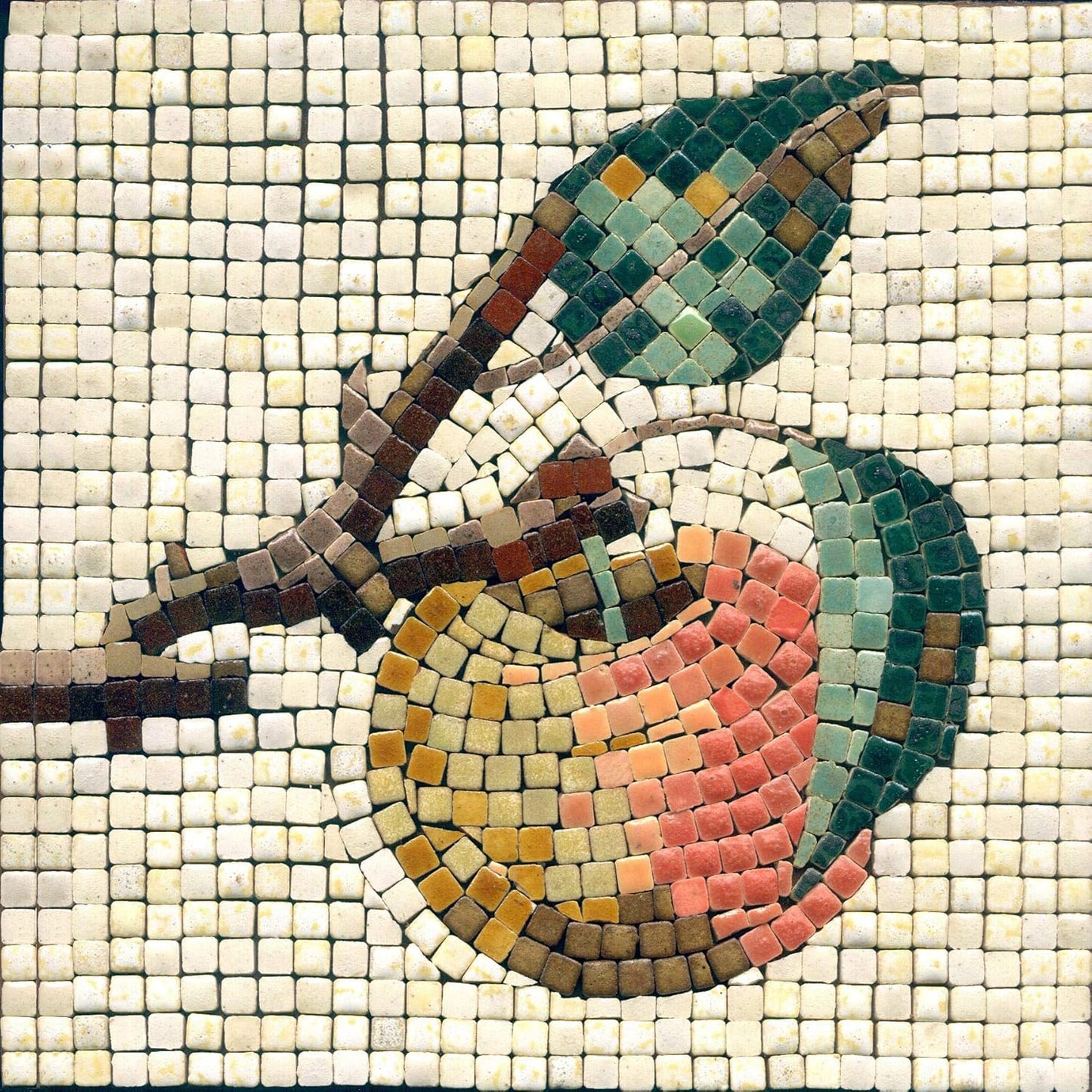 Mosaik Bastelset mit Apfelmotiv, 15 x 15 cm, Apfel