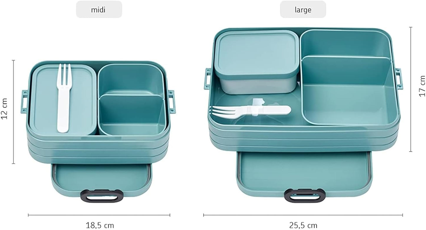 Brotdose Duo Pack, 08. Cool Grey, Duo Pack (Midi + Large)
