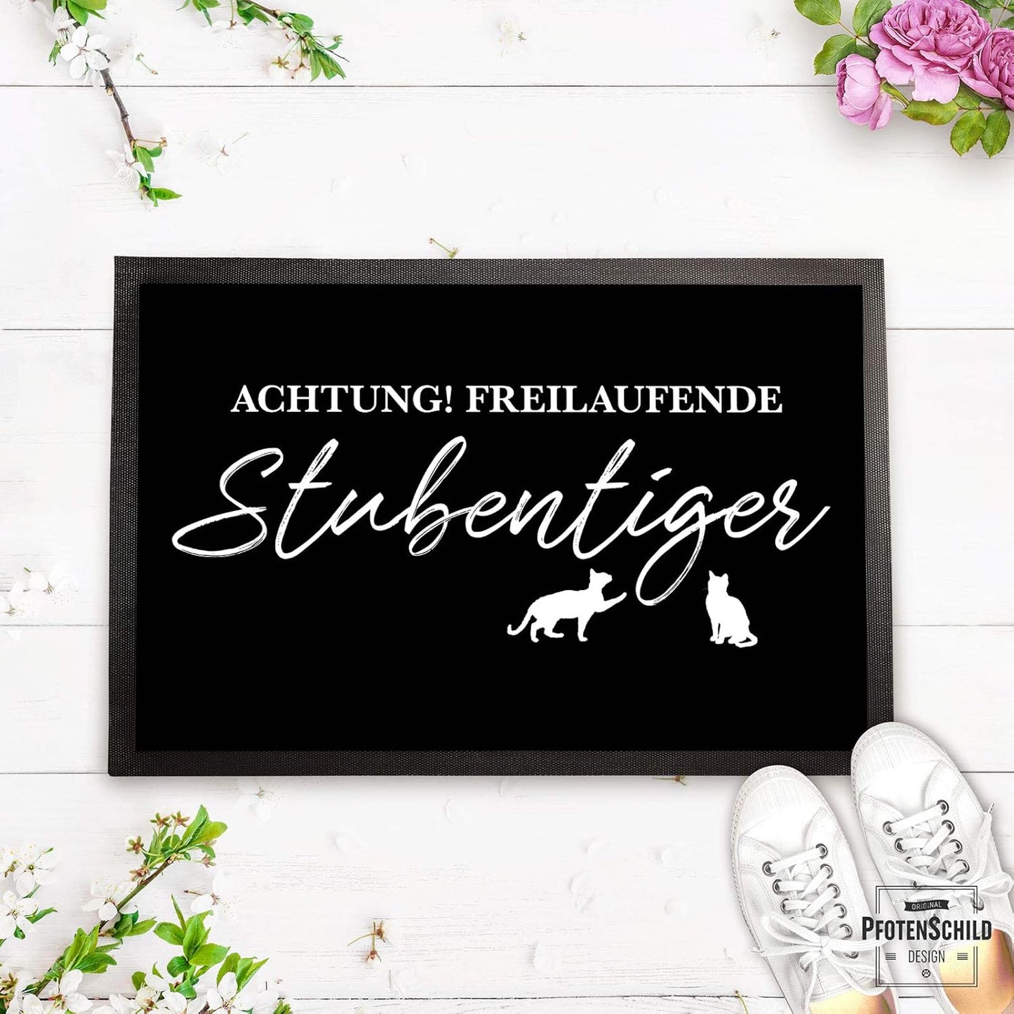 Fussmatte für Katzenbesitzer, 60 x 40 cm