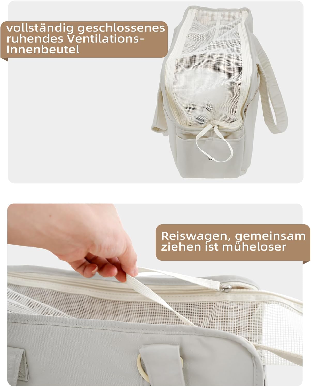 Hundetragetasche, 34 * 16 * 25 cm|Gray