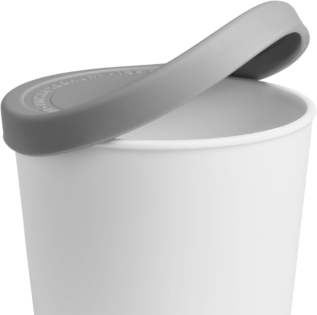 2-teiliges Eisbehälter-Set für Speiseeis, Grau