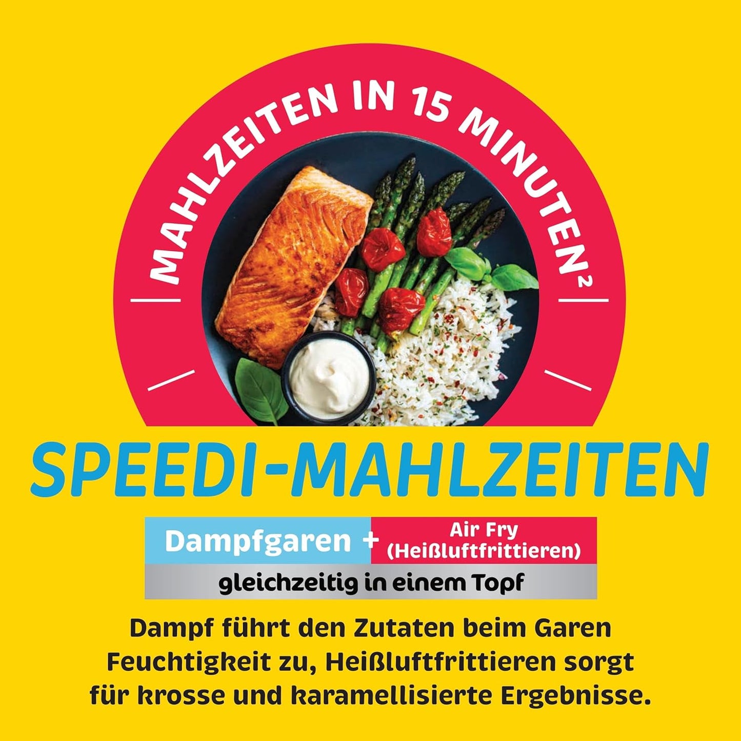 Speedi 12-in-1 Multikocher & Heissluftfritteuse ON500EU