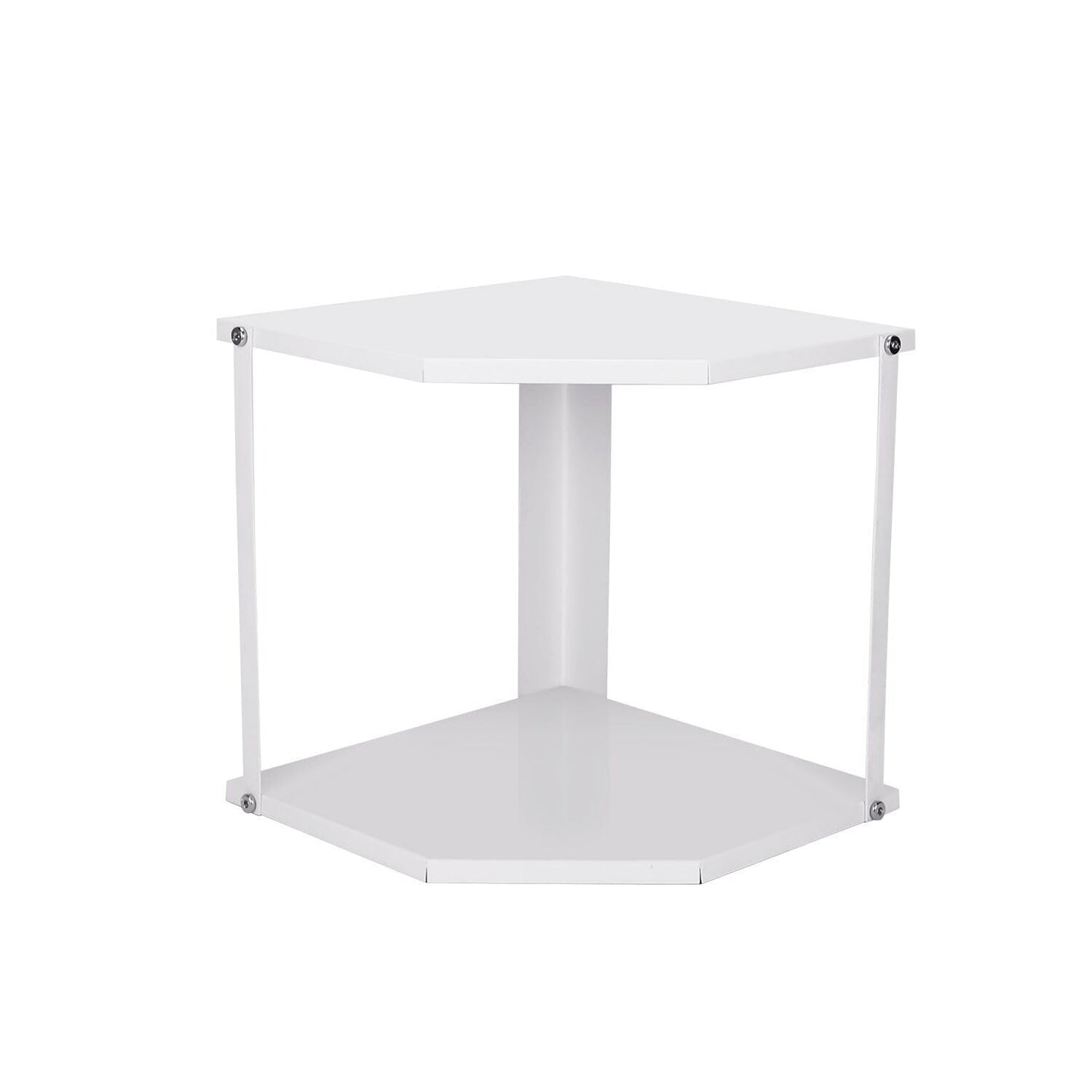 Küchen-Eckregal, 2-tier Weiss