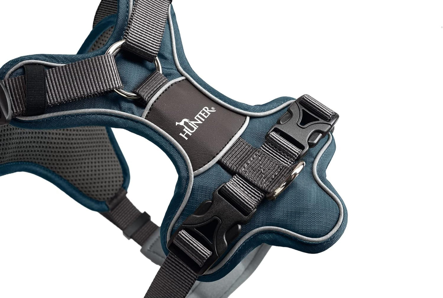 Geschirr Divo, 34 - 47 cm / dunkelblau/grau