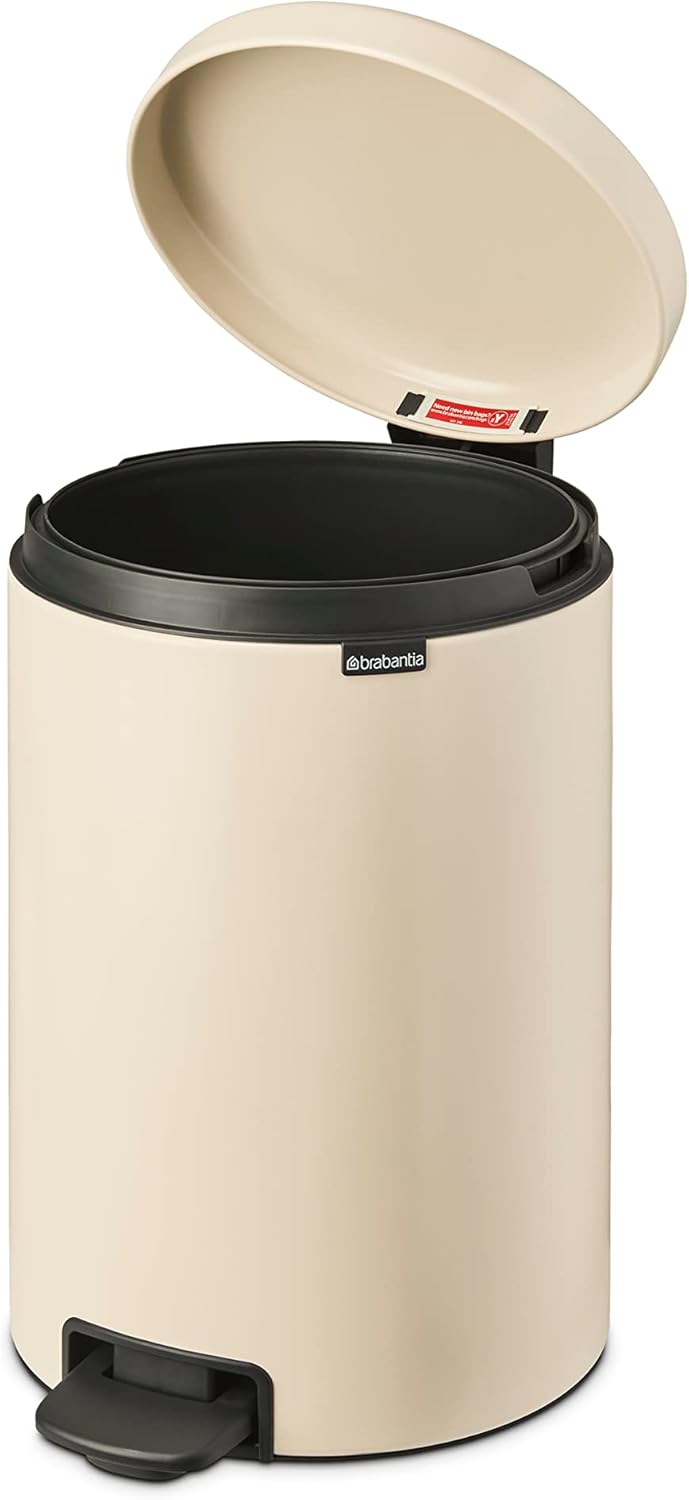 NewIcon Treteimer, 20 Liter Soft Beige
