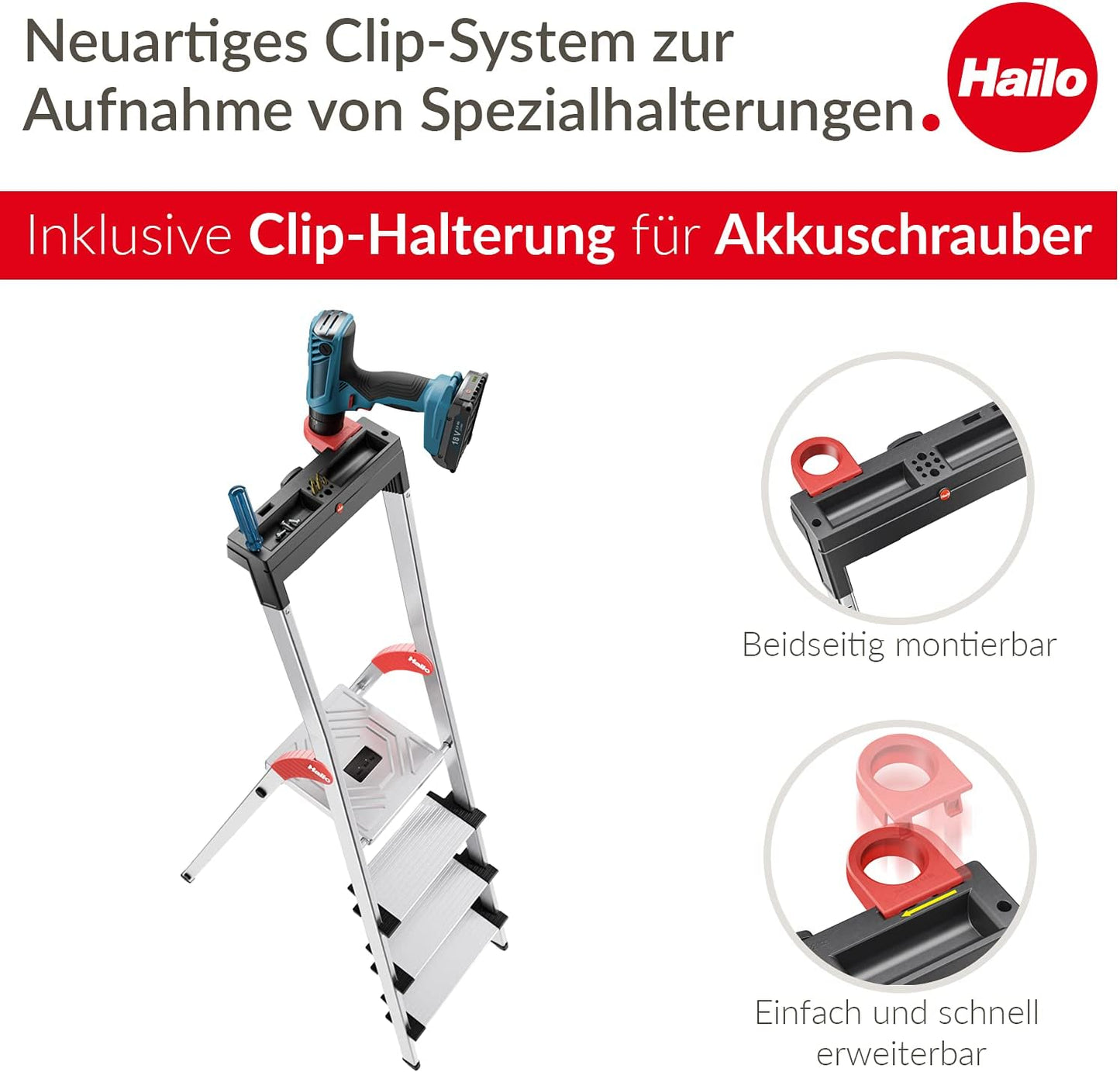 L75 ComfortLine Sicherheits-Stehleiter