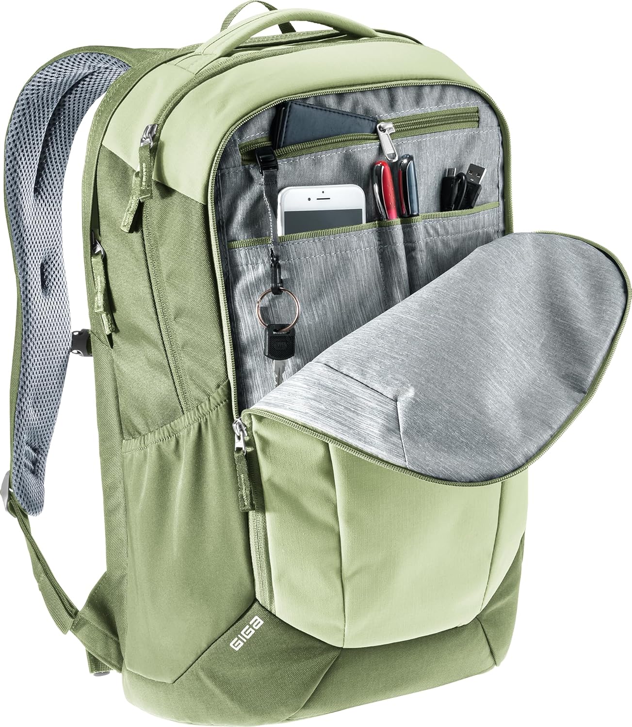 Giga Laptop Rucksack, 28 L, Grün