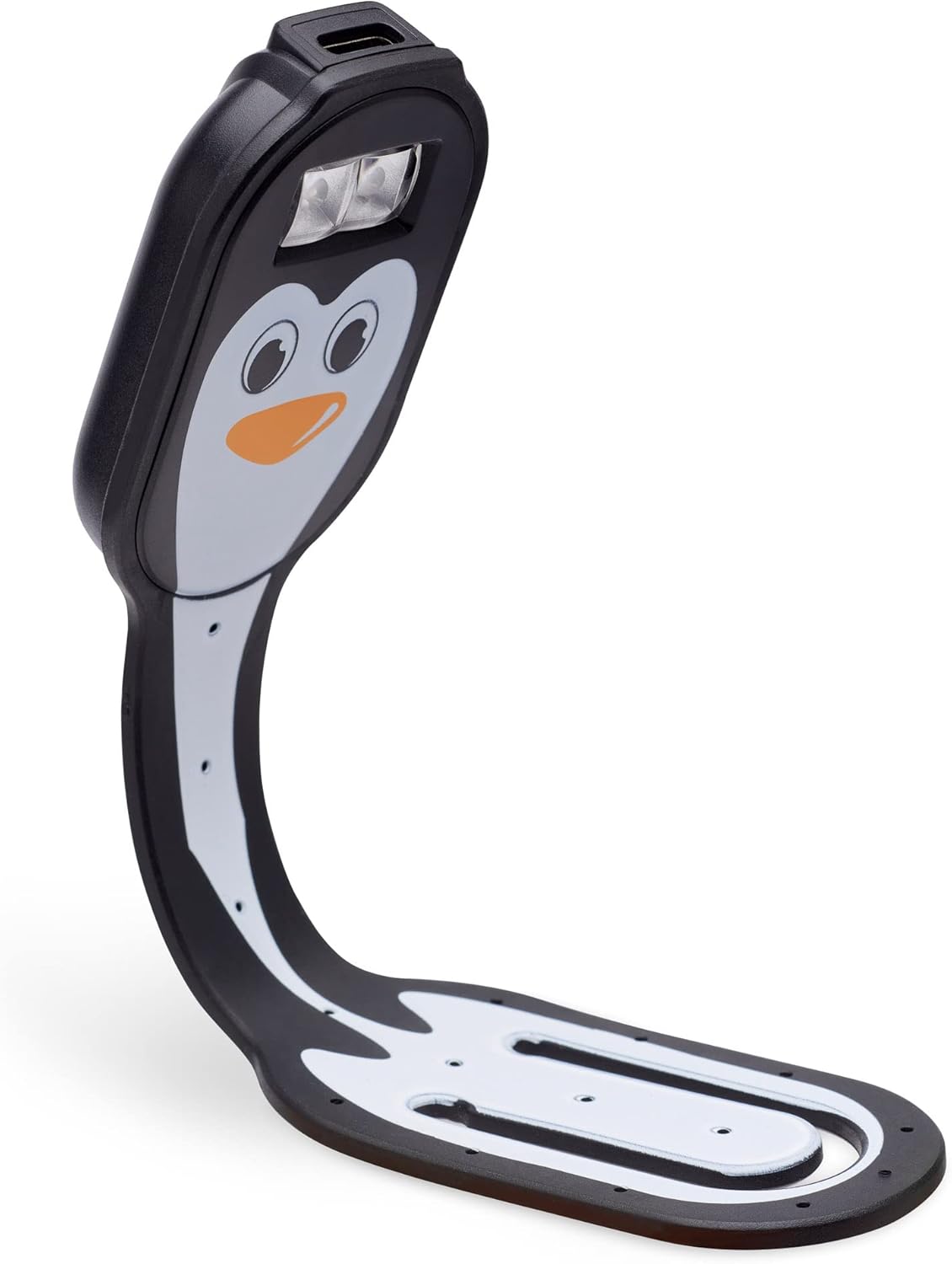 Flexilight 2-in-1 Clip On Leselampe & Lesezeichen, wiederaufladbar, Puinguin