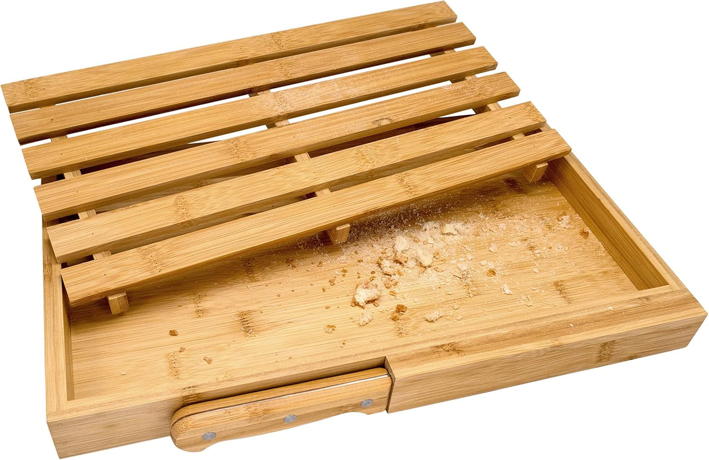 Brotschneidebrett mit Messer und abnehmbarem Gitter, Mit Messer
